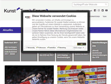 Tablet Screenshot of kunst-turn-forum.de